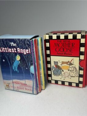 Mini Board Books Sets The Littlest Angel 1988 Real Mother Goose 1944 6 Books